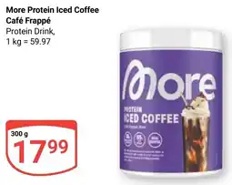 Globus More Protein Iced Coffee Café Frappé Angebot