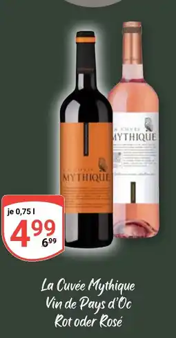 Globus La Cuvée Mythique Vin de Pays d'Oc Rot oder Rosé Angebot
