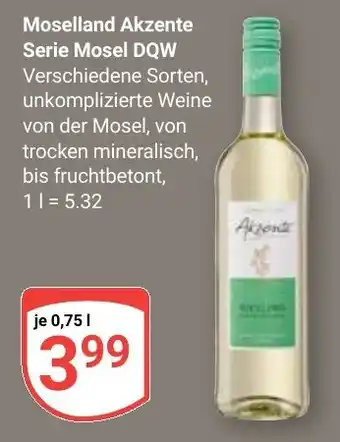 Globus Moselland Akzente Serie Mosel DQW Angebot