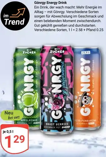Globus Gönrgy Energy Drink Angebot