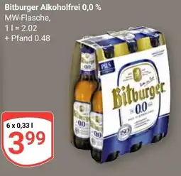 Globus Bitburger Alkoholfrei 0,0% Angebot