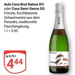 Globus Aula Cava Brut Nature DO oder Cava Semi-Secco DO Angebot
