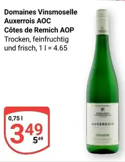 Globus Domaines Vinsmoselle Auxerrois AOC Côtes de Remich AOP Angebot