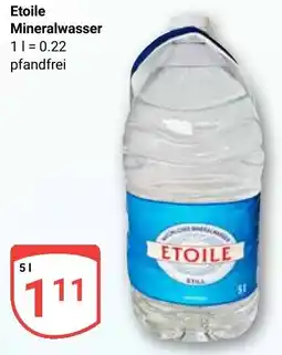 Globus Etoile Mineralwasser Angebot