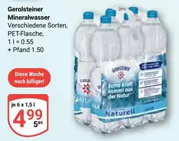 Globus Gerolsteiner Mineralwasser Angebot