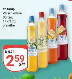 Globus Yo Sirup Angebot