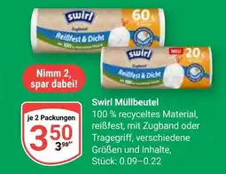 Globus Swirl Müllbeutel Angebot