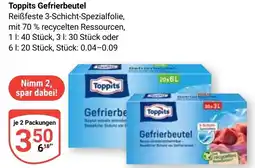 Globus Toppits Gefrierbeute Angebot