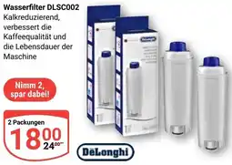 Globus DeLonghi Wasserfilter DLSC002 Angebot