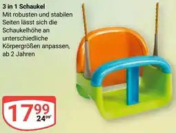 Globus 3 in 1 Schaukel Angebot