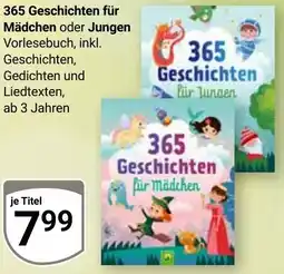 Globus 365 Geschichten für Mädchen oder Jungen Angebot