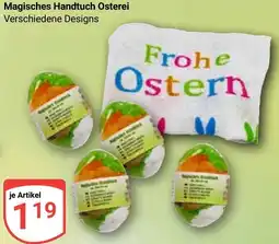 Globus Magisches Handtuch Osterei Angebot