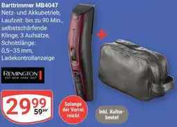 Globus REMINGTON Barttrimmer MB4047 Angebot