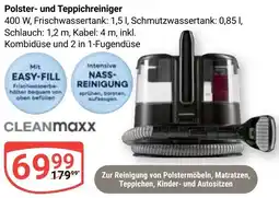 Globus CLEANmaxx Polster- und Teppichreiniger Angebot