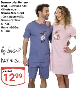 Globus Damen oder Herren Shirt, Bermuda oder Shorts oder Damen-Sleepshirt Angebot