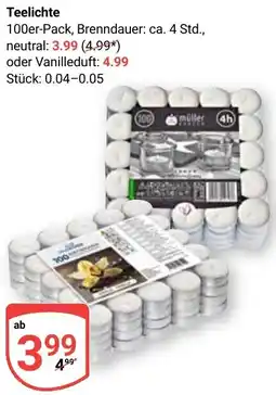 Globus Teelichte Angebot