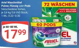 Globus Ariel Waschmittel Pulver, Flüssig oder Pods Angebot