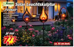 Posten Börse KYNAST Solar Leuchtskulptur Fireball Angebot