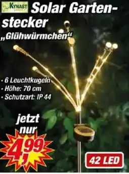Posten Börse KYNAST Solar Gartenstecker ,,Glühwürmchen" Angebot