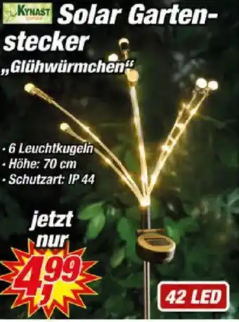 Posten Börse KYNAST Solar Gartenstecker ,,Glühwürmchen" Angebot