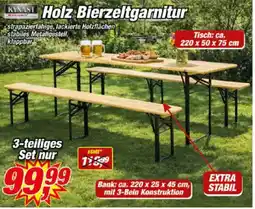 Posten Börse KYNAST Holz Bierzeltgarnitur Angebot