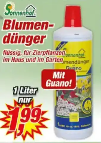 Posten Börse Sonnenhof Blumendünger Angebot