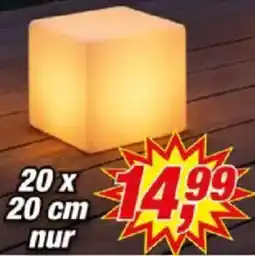 Posten Börse KYNAST LED Solar Würfelleuchte Angebot