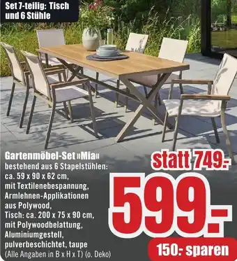 Gartenmöbel-Set Mia