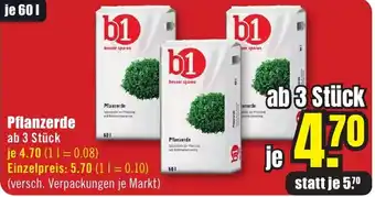 B1 Discount Baumarkt b1 Pflanzerde Angebot