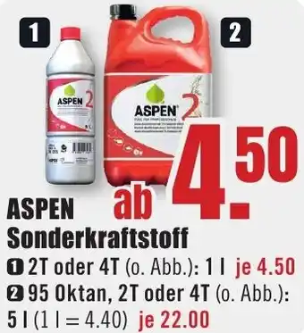 B1 Discount Baumarkt ASPEN Sonderkraftstoff Angebot