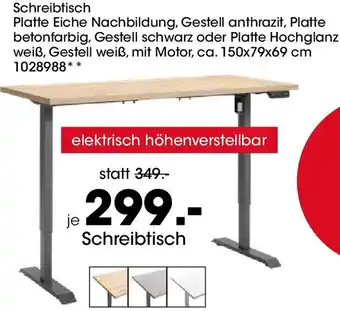 Möbel Martin Schreibtisch Angebot