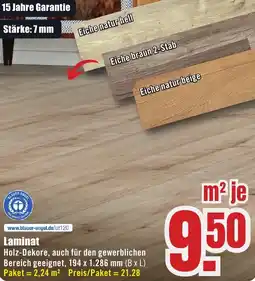 B1 Discount Baumarkt Laminat Angebot
