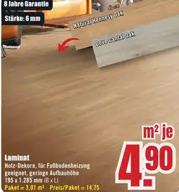 B1 Discount Baumarkt Laminat Angebot