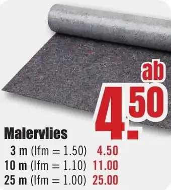 B1 Discount Baumarkt Malervlies Angebot