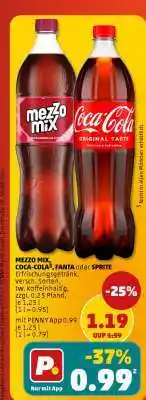 PENNY MEZZO MIX, COCA-COLA, FANTA oder SPRITE Angebot