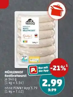 PENNY MÜHLENHOF Rostbratwurst Angebot