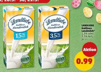 PENNY LANDLIEBE Haltbare Landmilch Angebot
