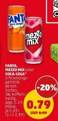 PENNY Fanta, Mezzo Mix oder Coca-Cola Angebot