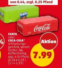 PENNY FANTA oder COCA-COLA Angebot