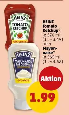 PENNY Heinz Tomato Ketchup oder Mayonnaise Angebot
