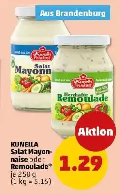 PENNY KUNELLA Salat Mayonnaise oder Remoulade Angebot