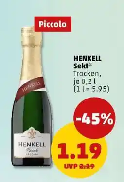 PENNY Henkell Sekt Angebot