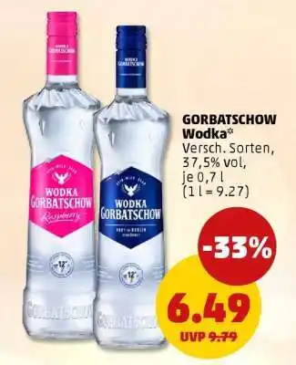 PENNY GORBATSCHOW WODKA Angebot