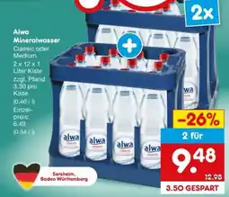 Netto Marken-Discount Alwa Mineralwasser Angebot