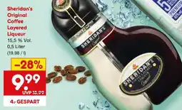 Netto Marken-Discount Sheridan's Original Coffee Layered Liqueur Angebot