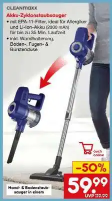 Netto Marken-Discount Akku-Zyklonstaubsauger Angebot