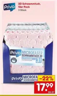 Netto Marken-Discount 3D Schwammtuch, 13er Pack Angebot