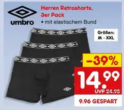 Netto Marken-Discount Herren Retroshorts, 3er Pack Angebot