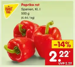 Netto Marken-Discount Paprika rot Angebot