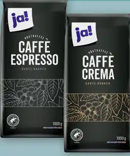 REWE ja! Caffè Crema Angebot
